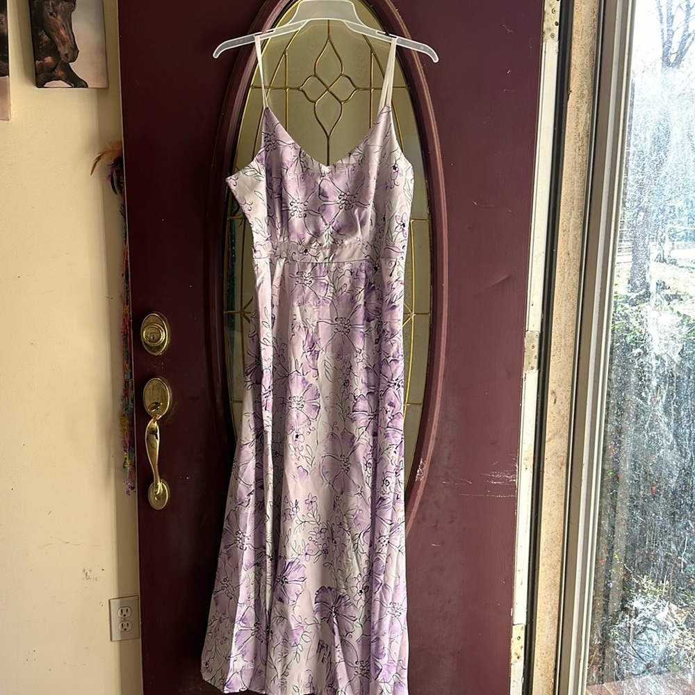 Sundress purple/flowers